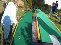 Minigolfi harrastamine